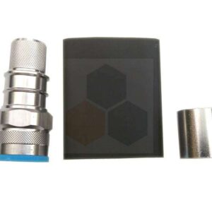 CATM1022 - EZ600-NMH-D N-Male (Plug) Crimp Hex Coupling Nut/Non-Solder Pin