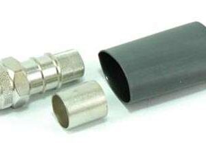 CATM1007 - EZ600-NMH Plenum N-Male (Plug) Crimp for LMR600-LLPL/Non-Solder Pin