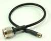 CBL-SMA-NM-JP-12 12 in. RG58 Jumper w/SMA Female/N Male Connectors